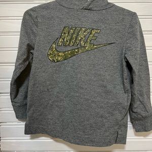 Nike long sleeve T-shirt with hood size 2T